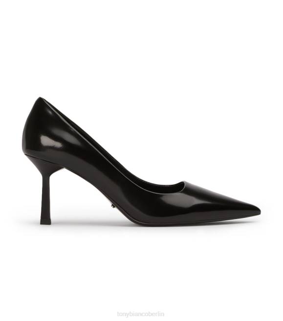 niedrige Absätze| de Tony Bianco Frauen Billy Heels Schwarz hochglänzend 4624248